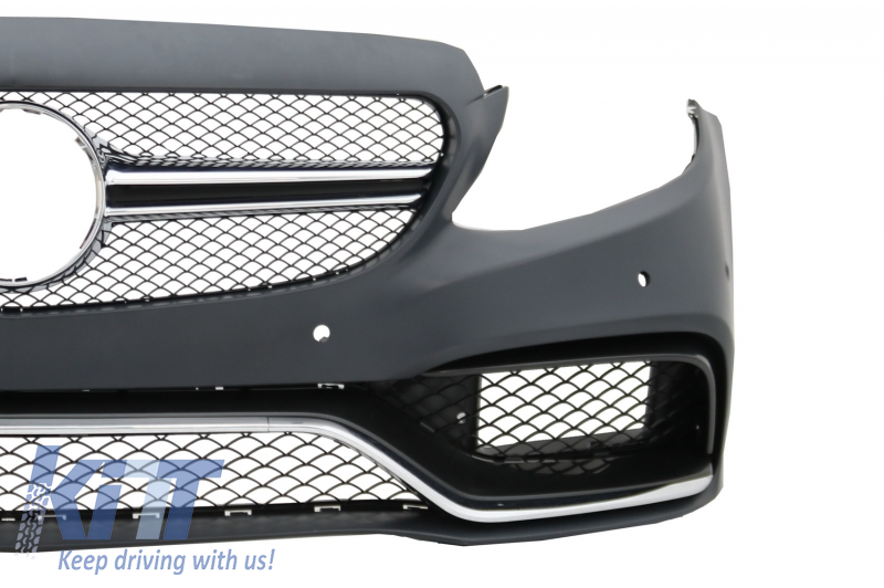 Minigonne Laterali Benz W205 C-Class 2014-> Look AMG C63 Sport Design 