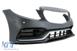 Body Kit für Mercedes C W205 Limo 14-20 Stoßstange seitenschweller C63 Edition 1-image-6073720