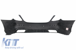 Body Kit für Mercedes E-Klasse W213 16-19 E63 Look Stoßstange Auspuff Schwarz-image-6054564