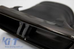 Body Kit für Mercedes E-Klasse W213 16-19 E63 Look Stoßstange Auspuff Schwarz-image-6054573