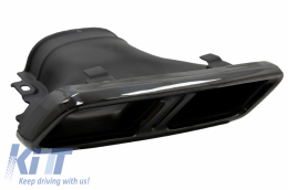 Body Kit für Mercedes E-Klasse W213 16-19 E63 Look Stoßstange Auspuff Schwarz-image-6054574