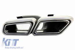 Body Kit für Mercedes E W212 13-16 Auspuff LED Xenon Scheinwerfer E63 Look-image-6082452