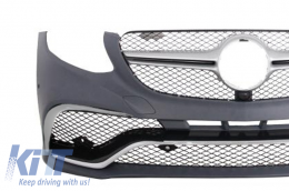 Body Kit für Mercedes GLC X253 SUV 15-07.19 Stoßstange Auspuff Tipps GLC63 Look-image-6004580