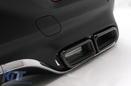 Body Kit für Mercedes GLE Coupe C292 15+ Stoßstange Auspuff Endrohre Schwarz-image-6096404
