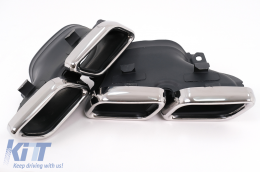 Body Kit für Mercedes GLE W166 SUV 15-18 Stoßstange schalldämpfer Kotflügel-image-6100867