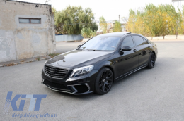 Body Kit für Mercedes W222 S-Klasse Langer Radstand 13-17 Schalldämpfer Tipps-image-6040524