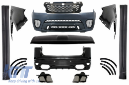 image-32-Body Kit für Sport L494 13-17 Stoßstange Seitenschweller LED Dachspoiler