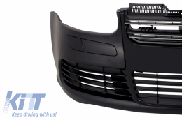 Body Kit für VW Golf 5 V R32 03-07 Stoßstange schwarz glänzend Grill Auspuffanlage-image-6032630