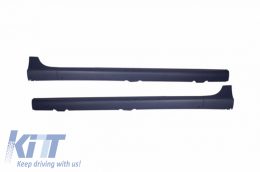 Body Kit für VW Golf 5 V R32 03-07 Stoßstange schwarz glänzend Grill Auspuffanlage-image-6032637