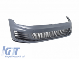 Body Kit für VW Golf 7 VII 13-16 Stoßstangengitter Seitenschweller GTI Look-image-5995372