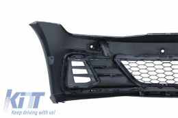 Body Kit für VW Golf 7 VII 2013-2017 7.5 GTI Design Stoßstange Kühlergrill NBL-image-6042920