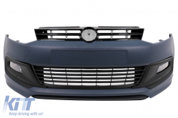 Body Kit für VW Polo 6R 09+ Stoßstange seitenschweller R-Line Design-image-56437