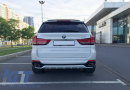 Body Kit Front Bumper Lip and Air Diffuser suitable for BMW X5 F15 (2014-2018) Aero Package M Design-image-6031316