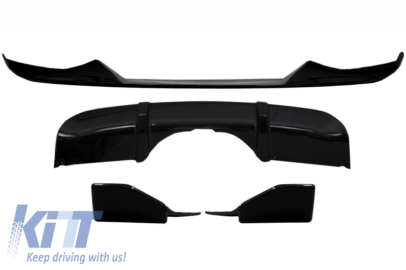 Body Kit első lökhárító ajak és légbefúvó alkalmas BMW X5 F15 (2014-2018) Aero Package M Technik Sport Piano Black modellhez