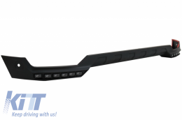 Body Kit Front Bumper with Bullbar Spoiler LED DRL Extension suitable for Mercedes G-Class W463 (1989-2017)-image-6043721