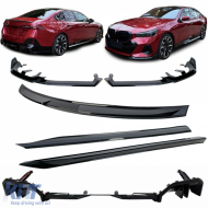 Body kit front rear spoiler diffuser side skirts for 5 Series BMW G60 sedan from 2023