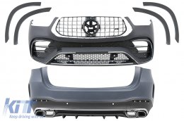 image-25-Body Kit gia Mercedes GLE W167 SUV 19+ GLS63S Design Grília profylaktíra Symvoulés exátmisis