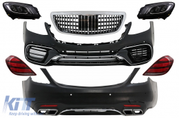 image-21-Body Kit gia Mercedes S W222 13-06.17 Fóta profylaktíra Facelift S63 Look