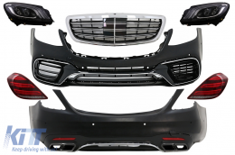 image-22-Body Kit gia Mercedes S W222 13-06.17 Fóta profylaktíra Facelift S63 Look