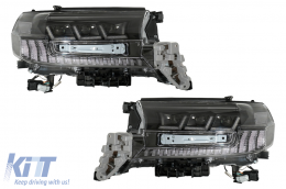 Body Kit gia Toyota Land Cruiser FJ200 Retrofit 2008-2015 2022 Look Koukoúla profylaktíra-image-6107727