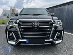 Body Kit gia Toyota Land Cruiser FJ200 Retrofit 2008-2015 2022 Look Koukoúla profylaktíra-image-6113245