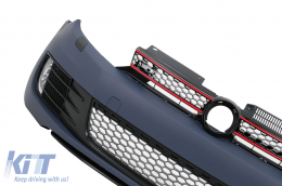 Body Kit gia VW Golf 6 08-13 Hatchback GTI Look Plaïnés foústes profylaktíra-image-6109372