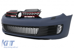 Body Kit gia VW Golf 6 08-13 Hatchback GTI Look Plaïnés foústes profylaktíra-image-6109374