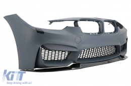 Body Kit Griglie Doppio Banda per BMW 3 F30 11-19 M3 CS Guarda Senza fendinebbia-image-6077556