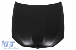 Body Kit Hood per BMW Serie 5 F10 10-17 Conversione in G30 LCI M5 Design Parafanghi-image-6107335