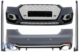 image-37-Body Kit katállhlo gia Audi A5 F5 Sportback (2017-2019) Quattro RS5 Schediasmós with Plaϊná Kit