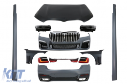 image-34-Body Kit katállhlo gia BMW 7 Series G12 (2015-2019) Metatropí se G12 LCI 2020 Schediasmós