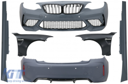 image-20-Body Kit katállhlo gia BMW Seirá 2 F22 Koupé F23 Kamprioléta (2014-2017) M2C Schediasmós