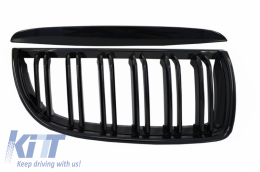 Body Kit katállhlo gia BMW Seirá 3 E90 (2005-2008) M-Technik Kidney Kagkéla Diplí ríga M Design Piáno Mavro-image-6039366