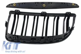 Body Kit katállhlo gia BMW Seirá 3 E90 (2005-2008) M-Technik Kidney Kagkéla Diplí ríga M Design Piáno Mavro-image-6039370