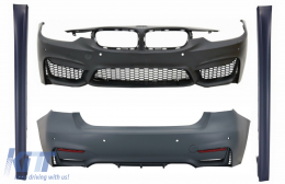 image-14-Body Kit katállhlo gia BMW Seirá 3 F30 (2011-2015) F30 LCI (2016-up) me Plaϊná Kit M3 Athlhtikó Schediasmós