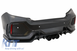 Body Kit katállhlo gia Honda Civic MK10 FC FK (2016-Up) Sedan Tvpos R Schediasmós me svsthma exátmishs-image-6040892