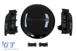 Body Kit katállhlo gia Land Rover Defender SUV L663 (2019-Up) Piáno Mavro-image-6099603