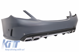 Body Kit katállhlo gia Mercedes C-Class W205 Sedan (2014-2018) C63 Schediasmós-image-6037780