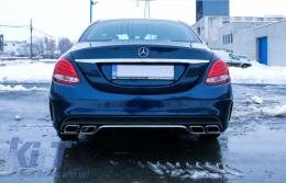 Body Kit katállhlo gia Mercedes C-Class W205 Sedan (2014-2018) C63 Schediasmós-image-6040690