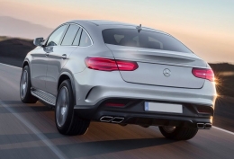 Body Kit katállhlo gia Mercedes GLE Koupé C292 Seirá Athlhtikí (2015-2019) me Mavro ákres sigastíra-image-6016815