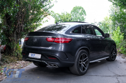 Body Kit katállhlo gia Mercedes GLE Koupé C292 Seirá Athlhtikí (2015-2019) me Mavro ákres sigastíra-image-6068577