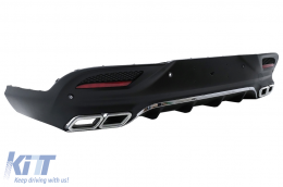 Body Kit katállhlo gia Mercedes GLE Koupé C292 (2015-2019) me Sigastíra Tips Chrómio-image-6087447