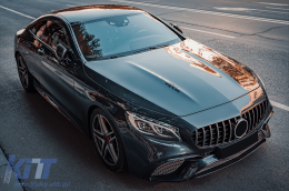 Body Kit katállhlo gia Mercedes S-Class Koupé C217 Seirá Athlhtikí (2015-2021) S65 Schediasmós-image-6095390