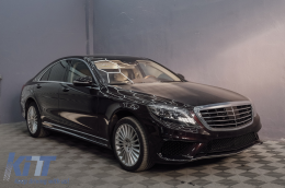 Body Kit katállhlo gia Mercedes S-Class W222 (2013-06.2017) S63 Schediasmós with Plaϊná Kit-image-6104030