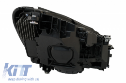 Body Kit katállhlo gia Mercedes S-Class W222 Ananéosh (2013-06.2017) Schediasmós S63 me Fanária Emprós kai Fotistiká Píso Fóta Plírhs LED-image-6063354