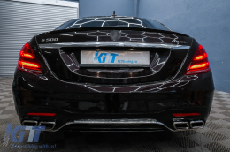 Body Kit katállhlo gia Mercedes S-Class W222 Ananéosh (2013-06.2017) S63 Schediasmós with Fanária Emprós Plírhs LED-image-6090157
