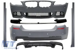 image-14-Body Kit Lèvre avant Diffuseur pour BMW 5 F10 2011-2014 M-Performance Look