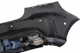 
Body kit lökhárítóval MERCEDES A W176 12-18 modellekhez, Facelift A45 dizájn, hűtőráccsal és kipufogóvégekkel-image-6049635