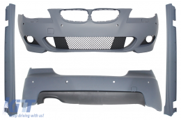 Body Kit M-Technik suitable for BMW 5 Series E60 LCI (2007-2010) with PDC 18mm - CBBME60MTPDC18WF
