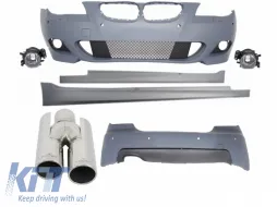 image-14-Body Kit M-Technik suitable for BMW E60 (5-series) (2003-2010) with ACS-look Exhaust Muffler